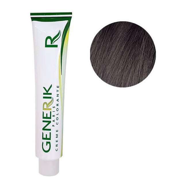 Générik Coloration sans amoniaque N°5.12 Chatain Clair Cendré Irisé 100 ML