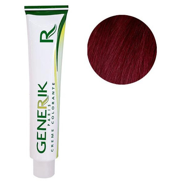 Générik Coloration Sans amoniauqe N ° 5.62 Light Chestnut Red Irises 100 ML