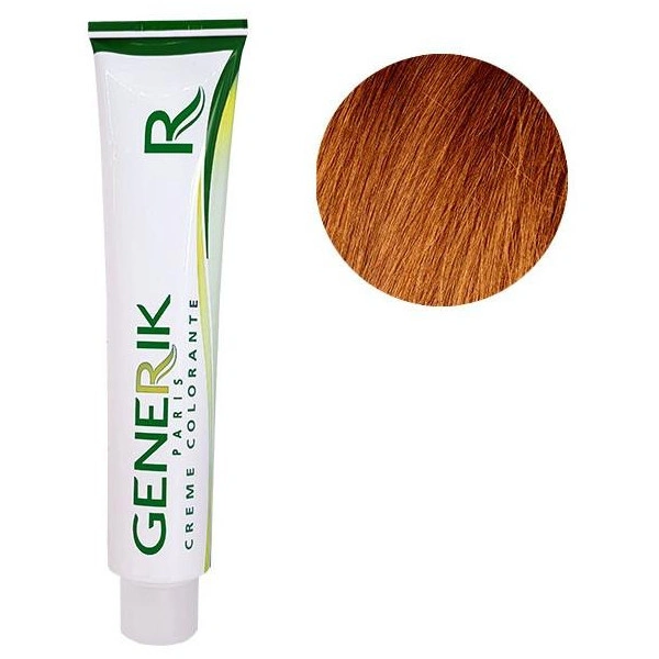 Générik coloration Sans almoniaque N°7.43 Blond Cuivré Doré 100 ML