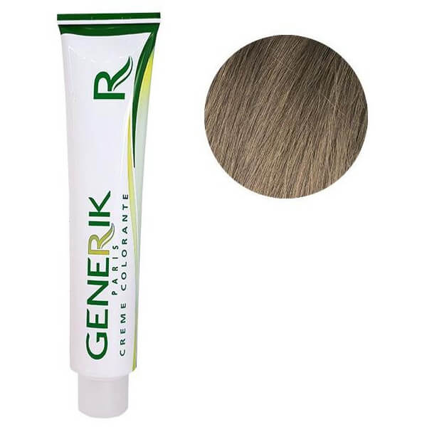 Générik Coloration Sans amoniaque N ° 8.13 Light Blond Ashen Golden 100 ML