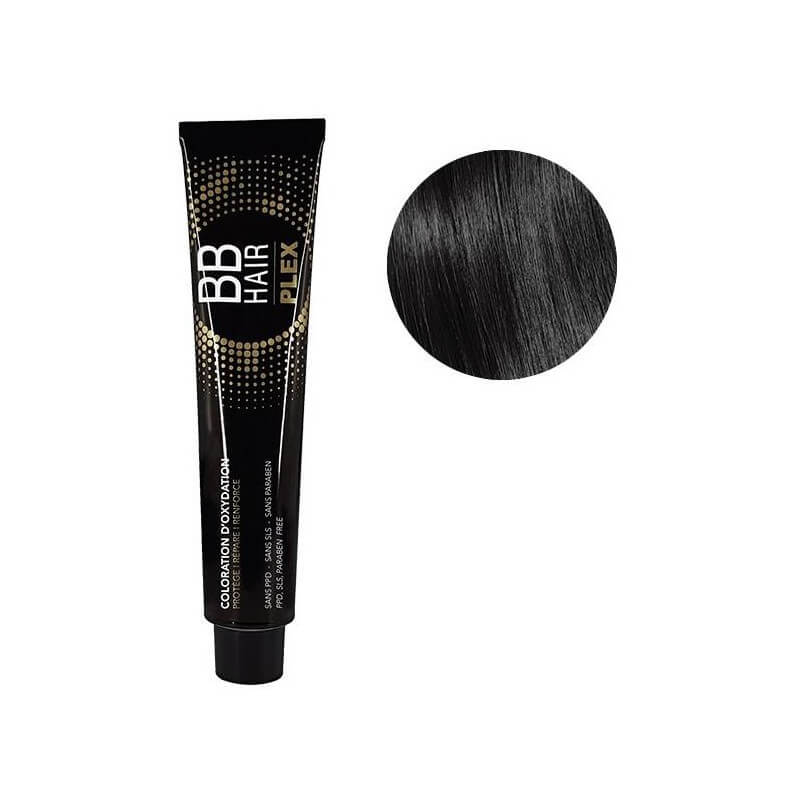 Coloração de oxidação Genérico BBHair Plex 1 Preto 100 ML