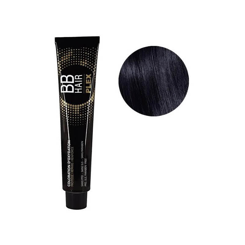 Generieke oxidatiekleuring BBHair Plex 1.10 Blauw Zwart 100 ML