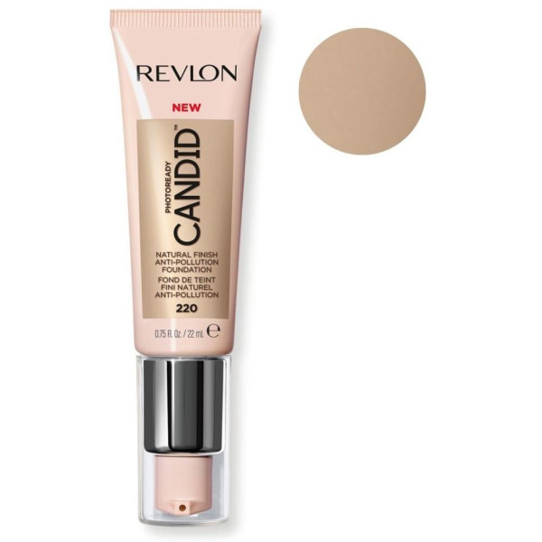 Foundation n ° 220 sand beige Photoready candid REVLON Foundation n ° 220 sand beige Photoready candid REVLON