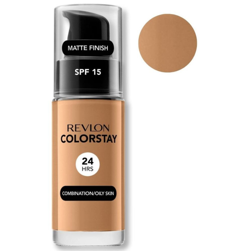 Revlon - Fondotinta Colorstay Oily Skin 400 Caramel per pelle grasse