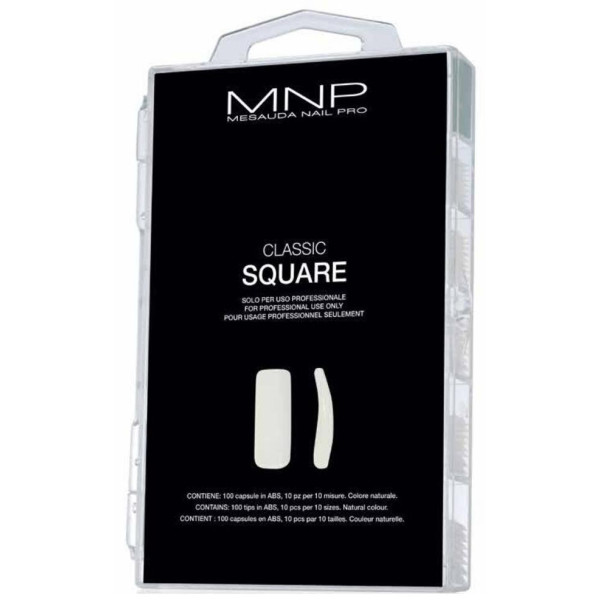 Boîte de 100 tips Square taille adaptable Boîte de 100 tips Square taille adaptable
