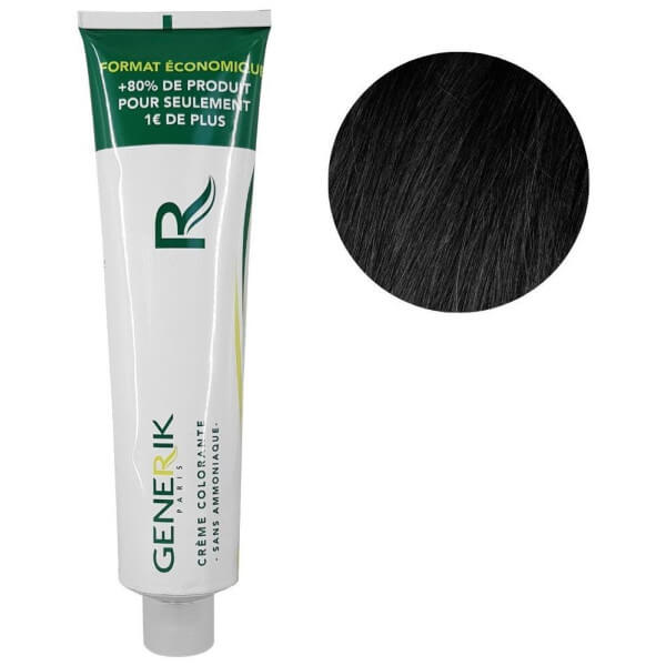 Generik Kleuring zonder ammoniak Nr. 1 Zwart 180 ML