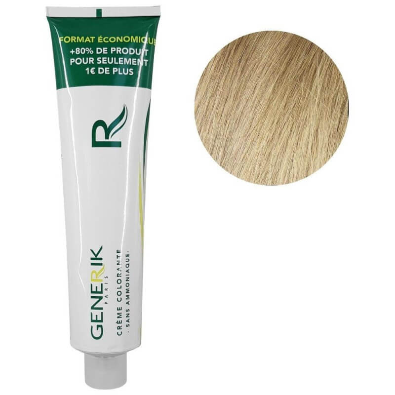 Coloração genérica sem amônia Nº10 Louro muito claro iluminador 180 ML.