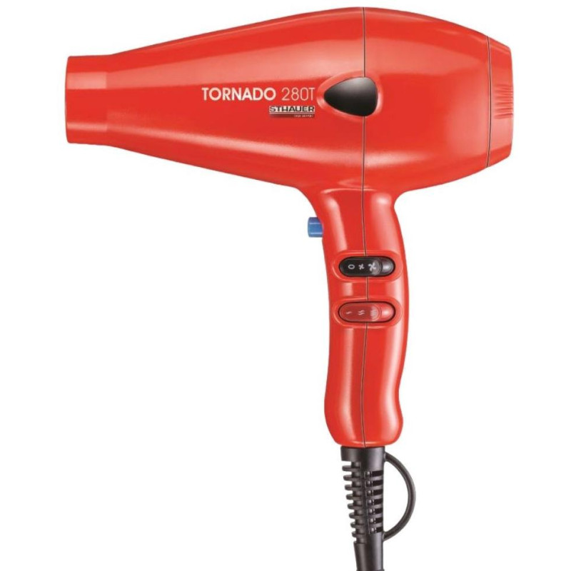 Sèche-cheveux professionnel rouge Tornado STHAUER