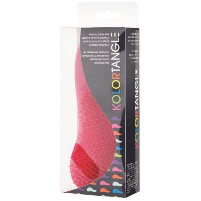 Roze ionische ontwarrende borstel
