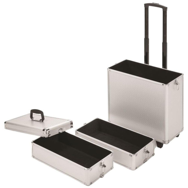 Space Silver line suitcase