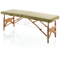 Cama portátil de estética em madeira Karma