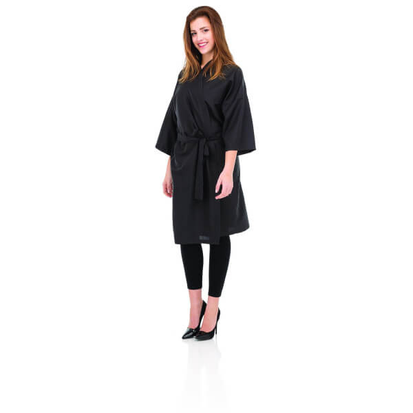 Kimono professionnel noir en PVC 