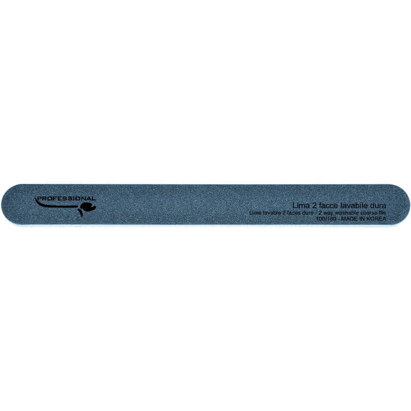 Washable double-sided black file - hard grains 100/181