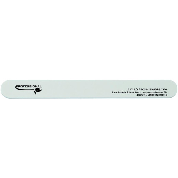 Lima blanca lavable de doble cara - granos finos 400/400 Lima blanca lavable de doble cara - granos finos 400/400