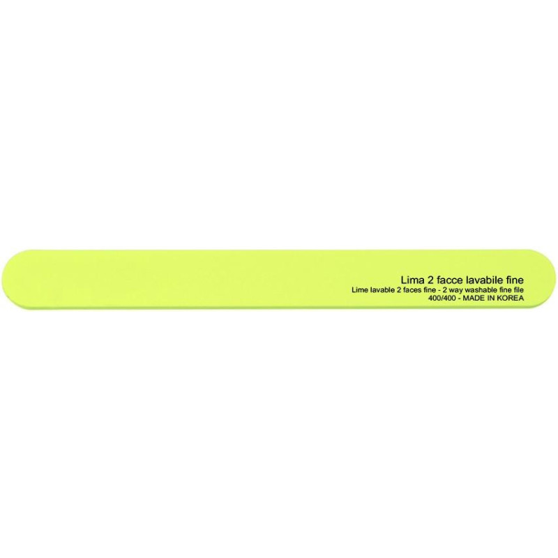 Limador de doble cara amarillo lavable - granos medios/finos 240/240