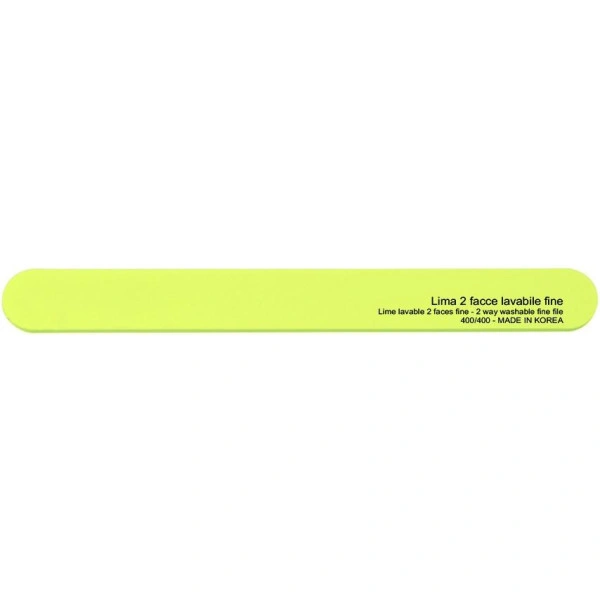Carta vetrata gialla lavabile a doppia faccia - grana media/fine 240/240