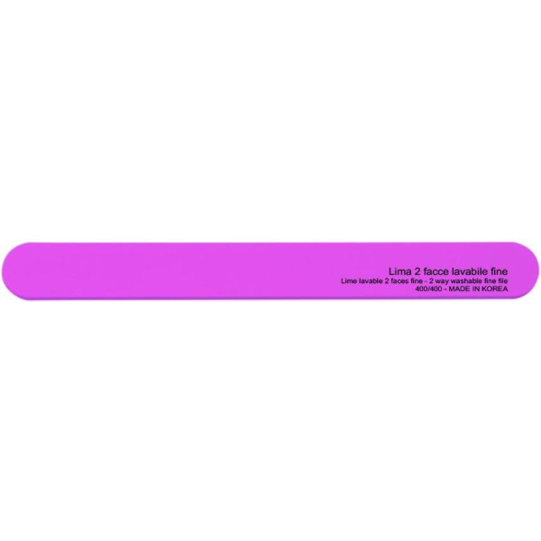 Lima lavable fucsia de doble cara - granos finos 320/320 Lima lavable fucsia de doble cara - granos finos 320/320