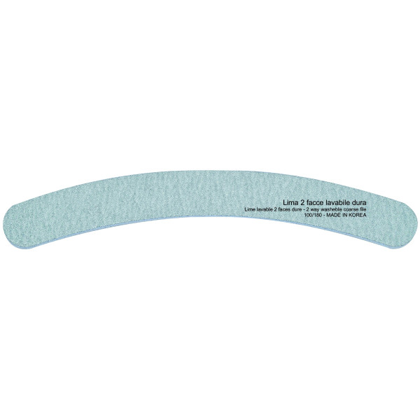 Double sided zebra banana file - hard grains 100/180 Double sided zebra banana file - hard grains 100/180