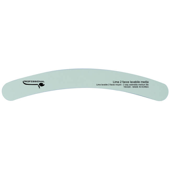 Lime double-face banane grise - grains moyens 150/220