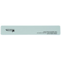 Lime rectangulaire blanche - grains durs 100/100
