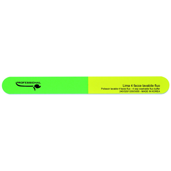 4 Faces Green / Yellow / White / Gray Polish File 4 Faces Green / Yellow / White / Gray Polish File