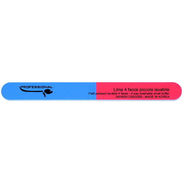 4 faces blue / red / white small file polisher 4 faces blue / red / white small file polisher