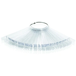 Présentoir ongle avec anneaux 50 pièces  