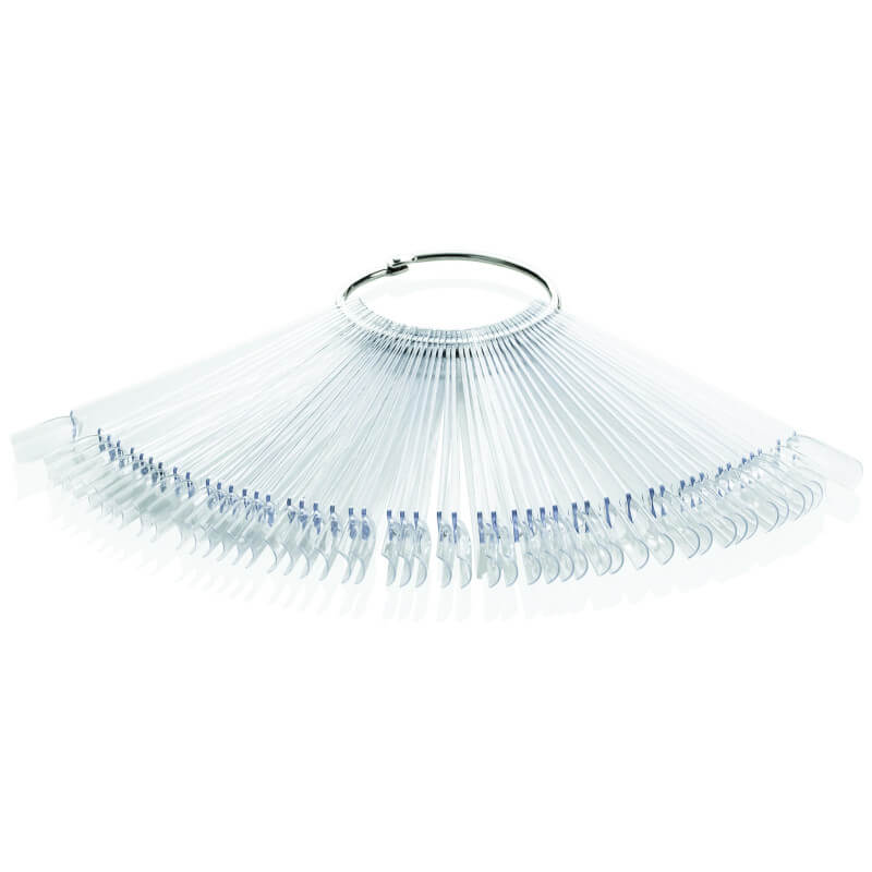 Nageldisplay met 50 ringen