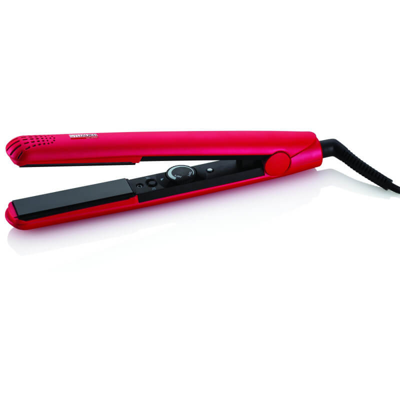 Ceramic hair straightener Ruben red STHAUER