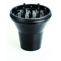 Universal black hair dryer diffuser