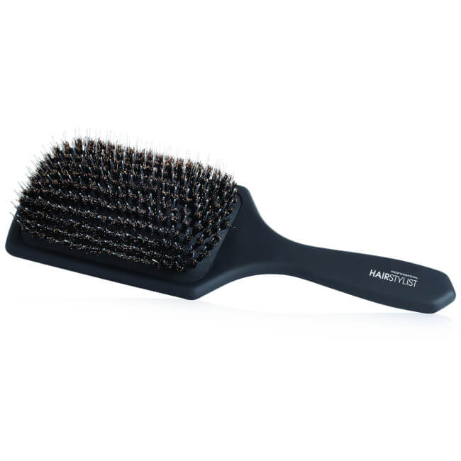 Cepillo de nylon y acero para estilista de cabello.