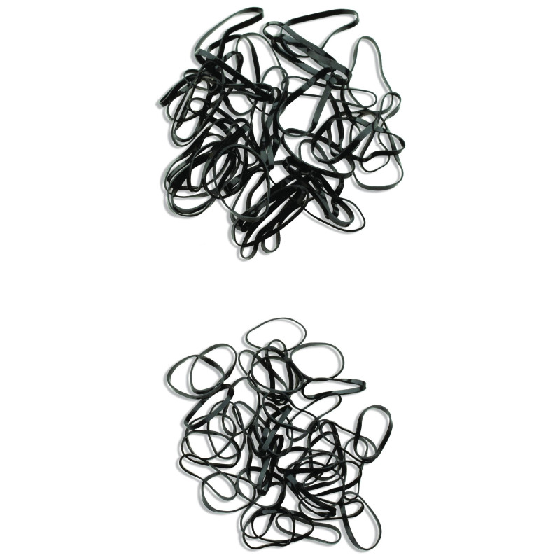 Black rubber band small size x40