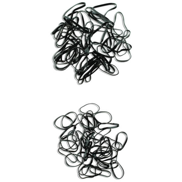 Zwarte rubberen band klein formaat x40 Zwarte rubberen band klein formaat x40