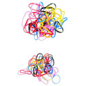 Elastiques caoutchouc multi coloris petit format x 40 pièces