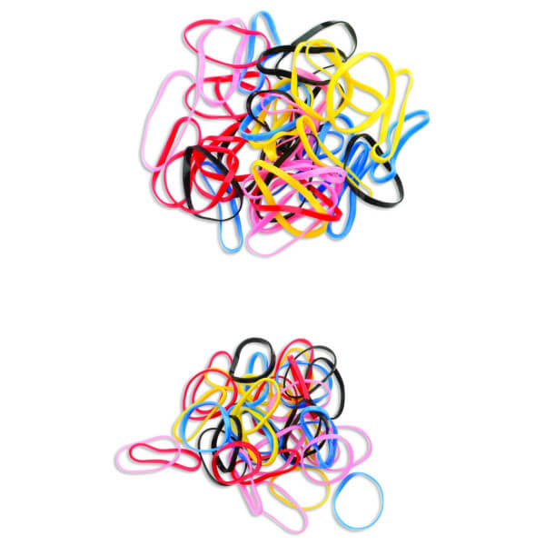 Banda de borracha de pequeno formato, cor x40. Banda de borracha de pequeno formato, cor x40.