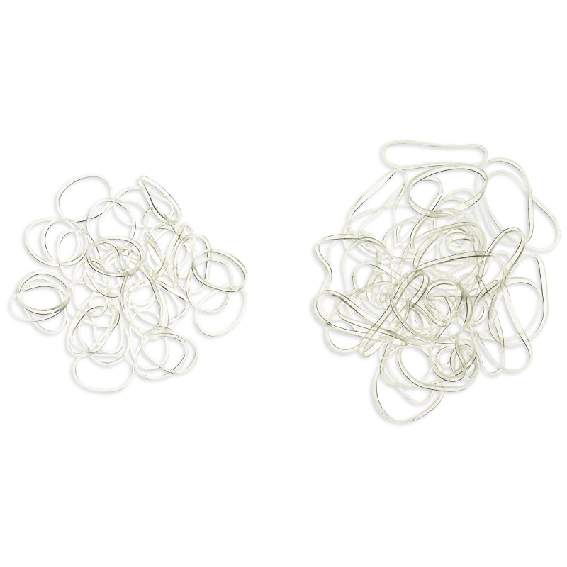 Transparent rubber band small size x40