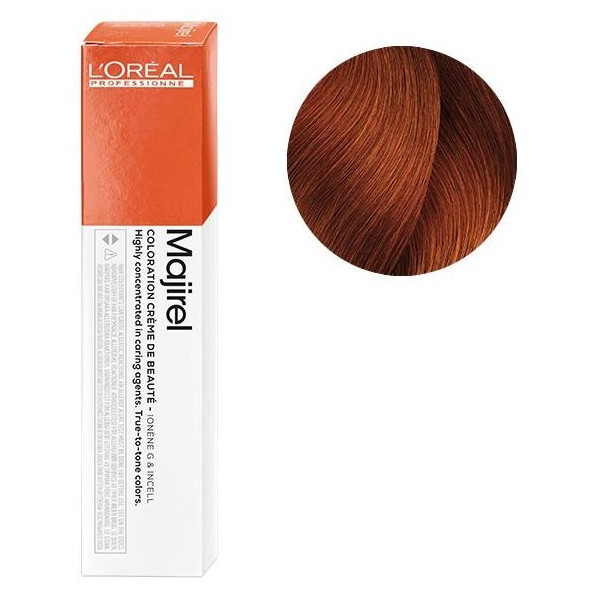 Coloration Majirel n°6.46 blond foncé cuivré rouge 50ML Coloration Majirel n°6.46 blond foncé cuivré rouge 50ML