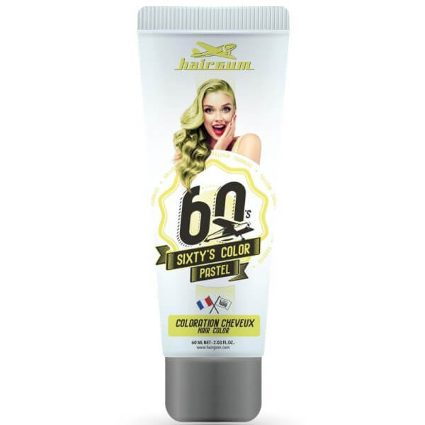 Kleurencrème Sixty's Color - Zonsopgang HAIRGUM 60ML Kleurencrème Sixty's Color - Zonsopgang HAIRGUM 60ML