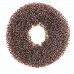 Ronde bruine crêpe met een diameter van 80 mm.
