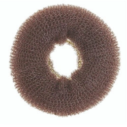 Ronde bruine crêpe met een diameter van 80 mm.