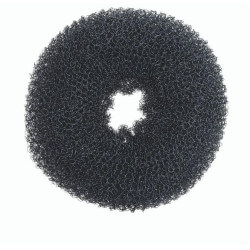 Ronde zwarte crêpepapier Ø 80 mm