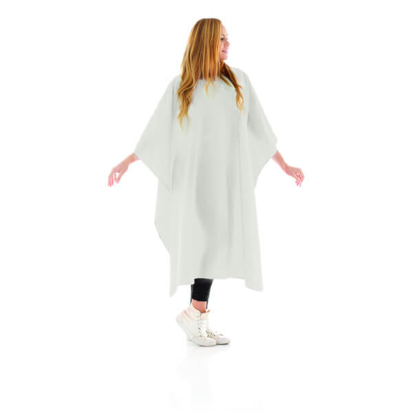 Comfortable white cape