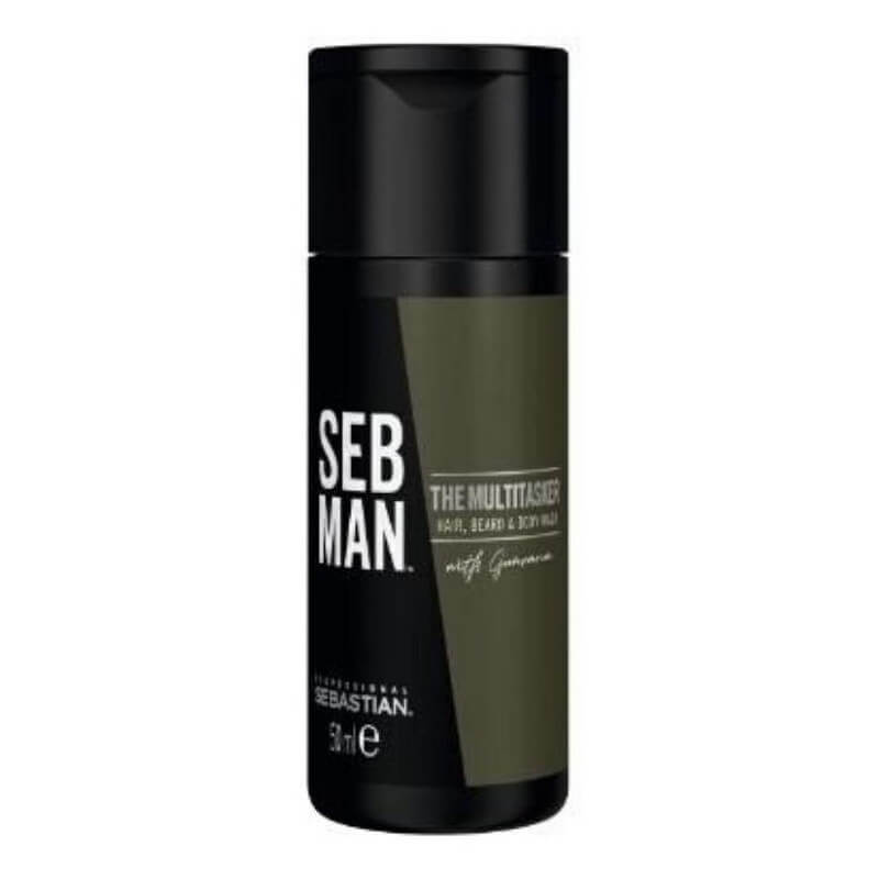 Gel de limpeza para corpo, cabelo e barba The Multi-Tasker Sebman 50ML