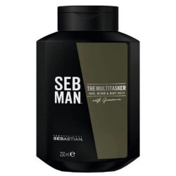 Gel de limpeza para corpo, cabelo e barba The Multi-Tasker Sebman 250ML