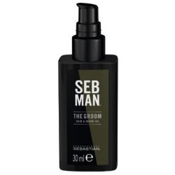 Huile para cabelo e barba The Groom Sebman 30ML