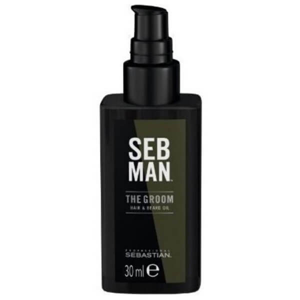 Huile para cabelo e barba The Groom Sebman 30ML Huile para cabelo e barba The Groom Sebman 30ML