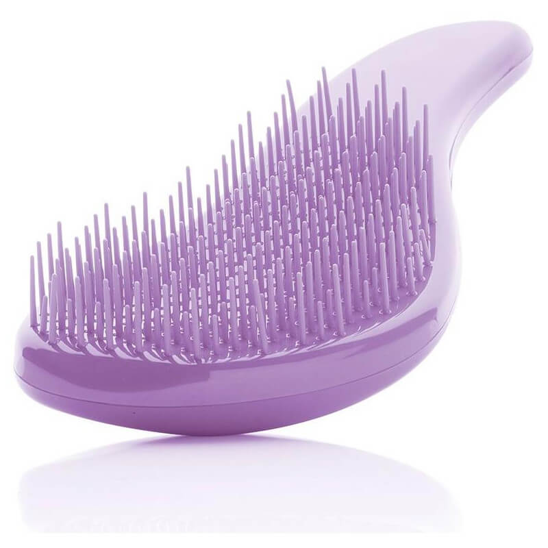 Escova desembaraçante Ionic Kolor Tangle violeta.