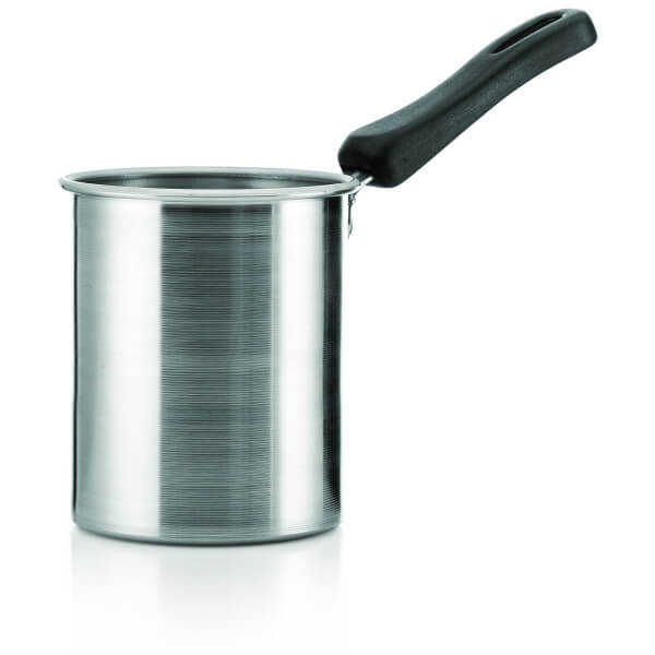 Pote de cera depilatória com cabo preto 800g Pote de cera depilatória com cabo preto 800g