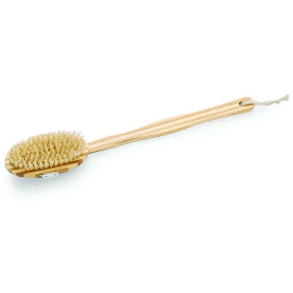 Wooden body bath brush