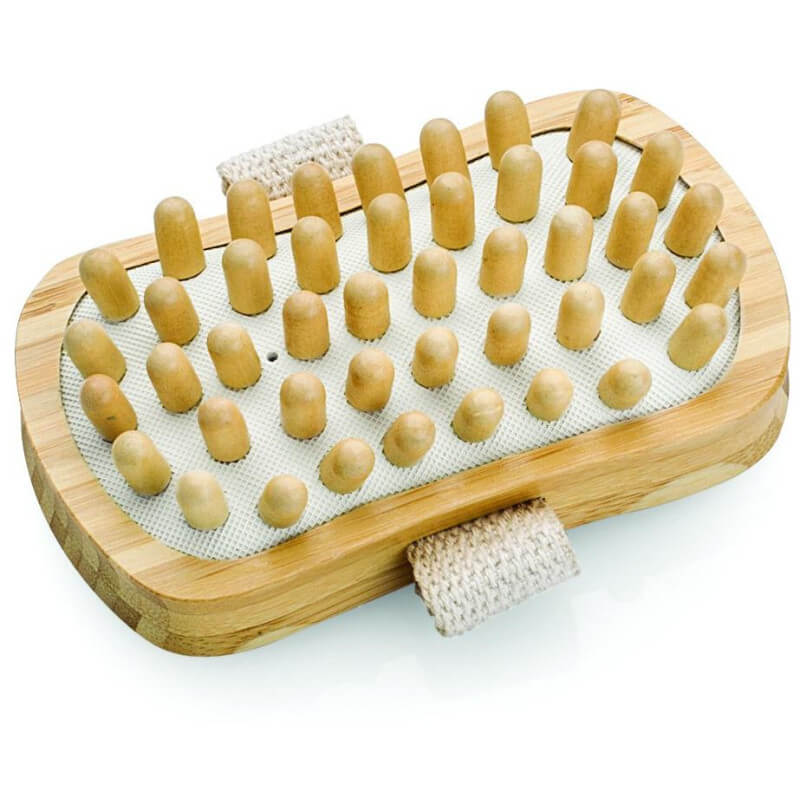 Houten massage badborstel